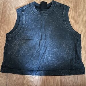 Nike Black Acid Wash Muscle Tee